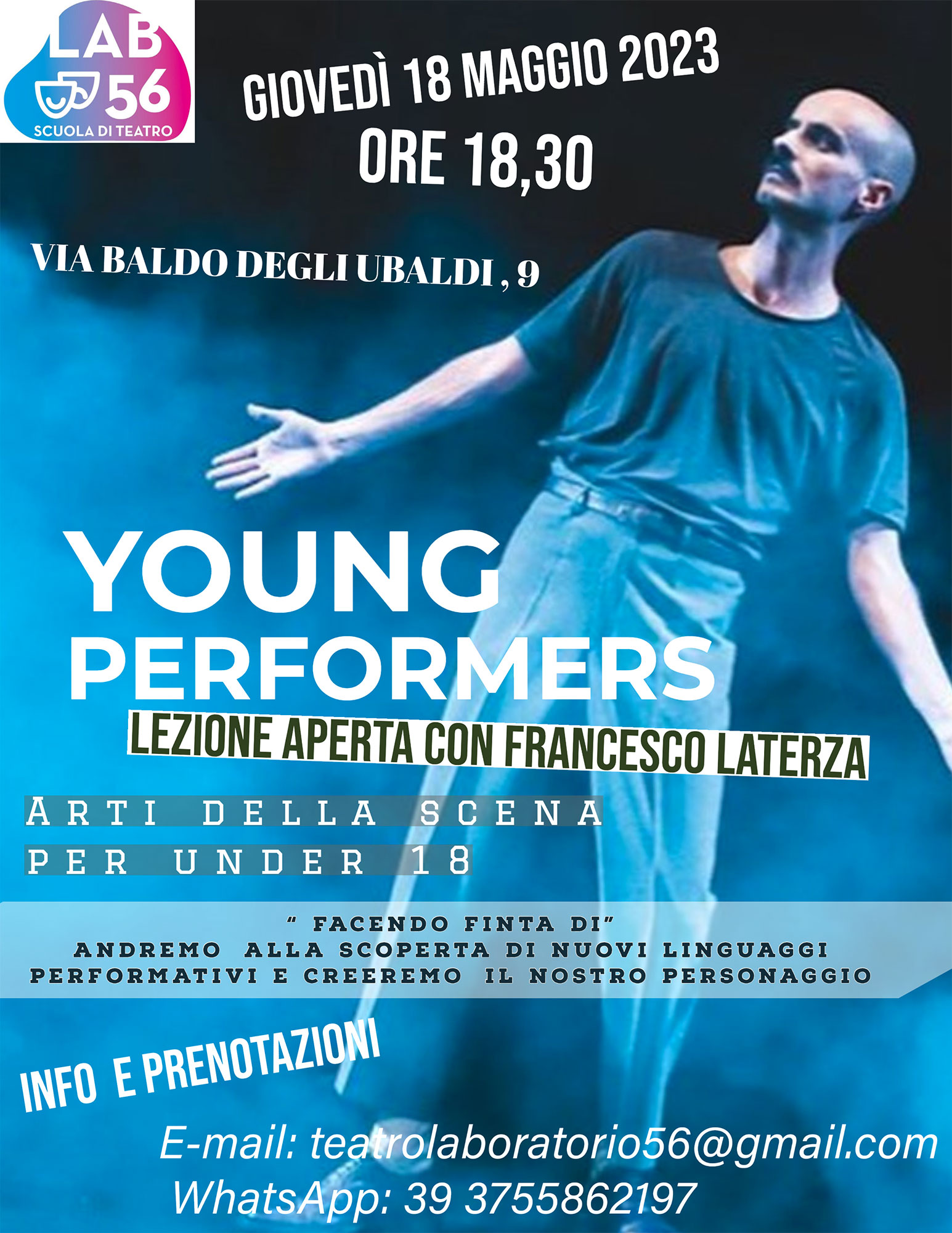 Young Performers: lezione aperta con Francesco Laterza